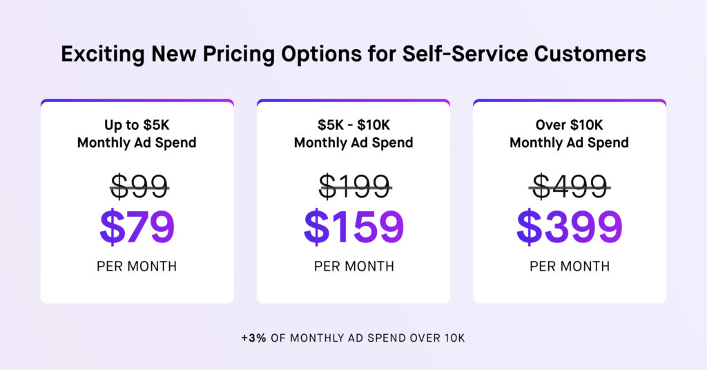 Exciting New Pricing Options for Self-Service Customers
