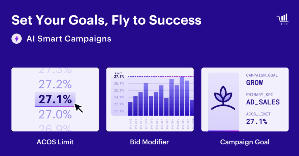 Set Your Goals, Fly to Success: AI Smart Campaigns